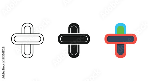 Add symbol logo design variations