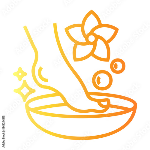 healing Line Gradient Icon