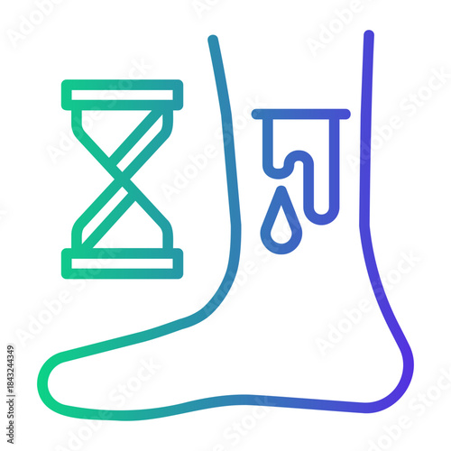 healing Line Gradient Icon