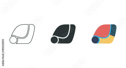 Logo design variations for brand identity