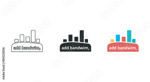 Add bandwidth icon set in different style