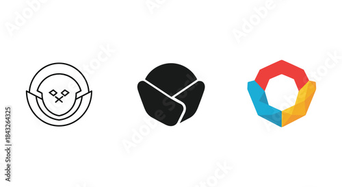 Collection of modern minimalist logos