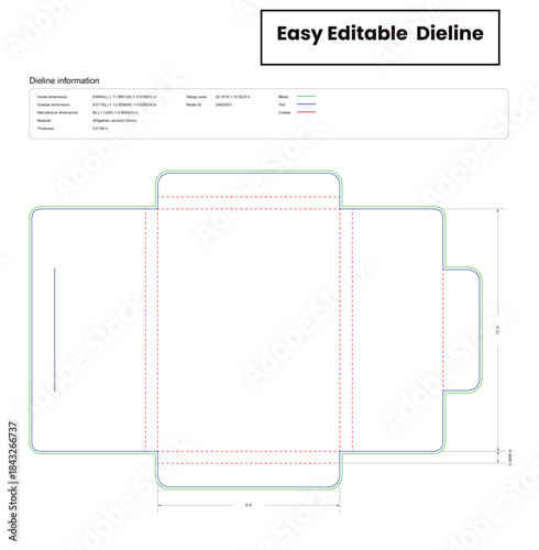 cardboard folder dieline template box dieline die lines packaging custom dieline  box cardboard box dieline pizza box dieline printable product packaging layout,
