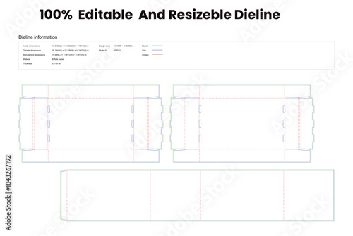 corrugated box with covers dieline template box dieline die lines packaging custom dieline  box cardboard box dieline pizza box dieline printable product packaging layout,
