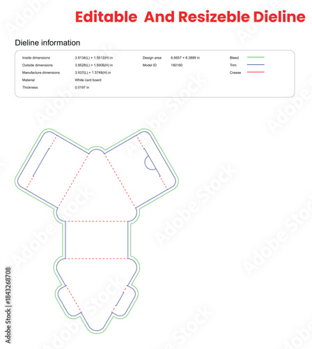 open angle triangle box dieline template box dieline die lines packaging custom dieline  box cardboard box dieline pizza box dieline printable product packaging layout,
