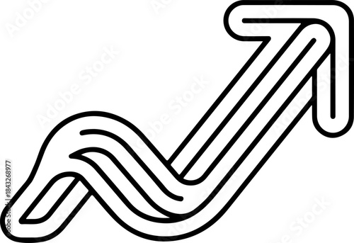 vector black arrow icon