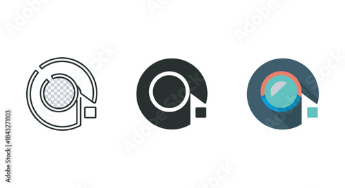 Logo design concepts for business branding and identity