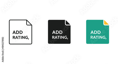 Add rating document icons in various colors