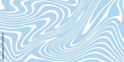 Abstract background seamless pattern with colorful waves. Trendy vector illustration in retro psychedelic style