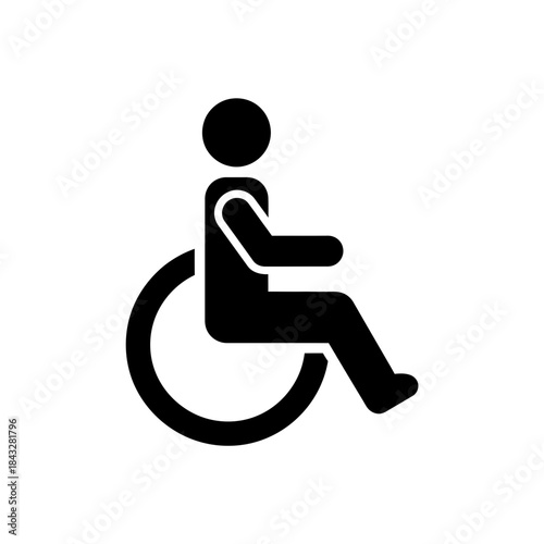 Wheelchair Accessibility Icon – Disabled Access Symbol for Inclusive Facilities & Design