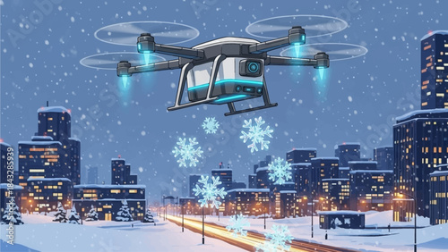 winter city in the city