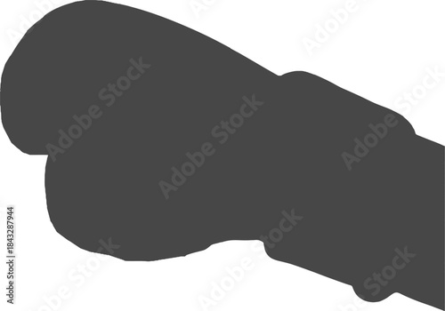 American flag boxing glove sport vector