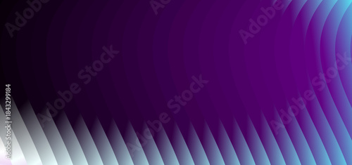 Elegant wavy illustration featuring a smooth blend of violet and turquoise colors, ideal for artistic presentations, creative backgrounds, and wallpapers
