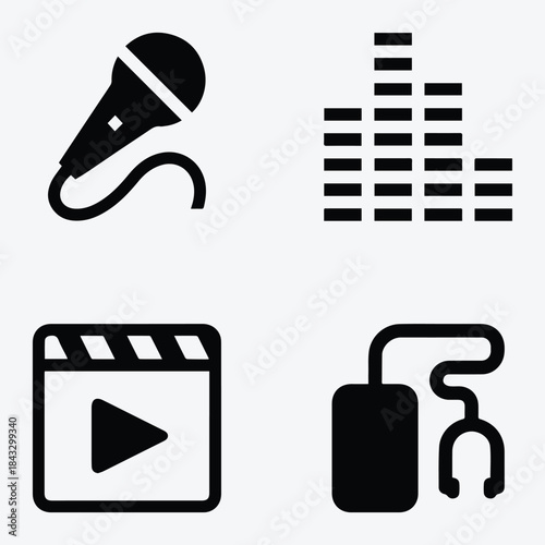 Audio Video Media Icon Pack