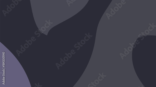 A vector illustration of a fashion silhouette of a woman's body in a black dress shape