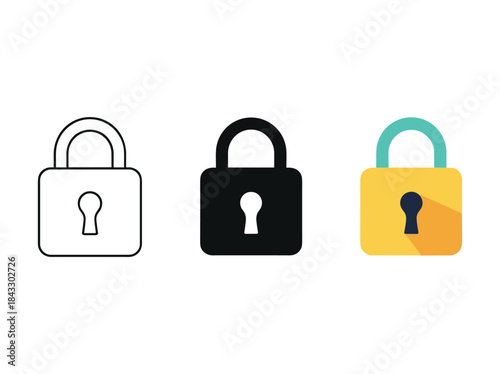 Collection of different style unlock pads