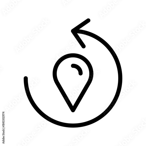 Updated Refresh Location icon set for GPS reloading, real-time positioning, map updates and navigation accuracy