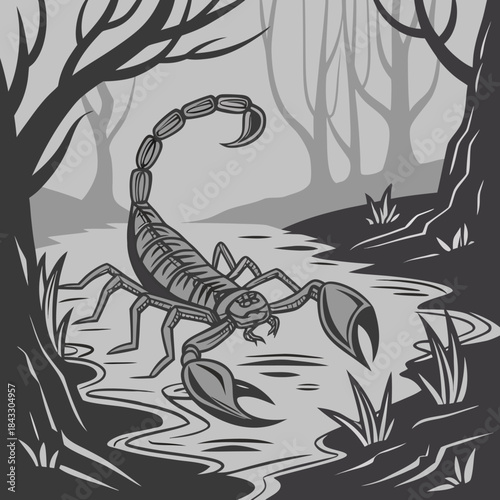 vector illustration of a tree