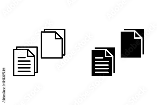Swap document file icon. Illustration vector