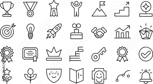 Abstract geometric composition featuring bold primary and secondary colors with clean typography elements