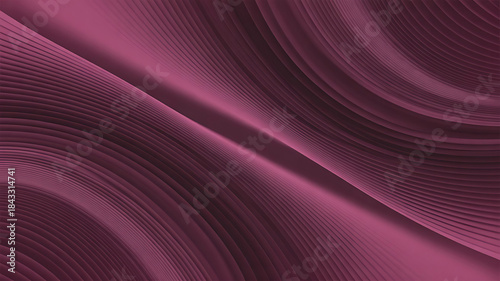 Abstract Pink and Maroon Fluid Gradient Wave