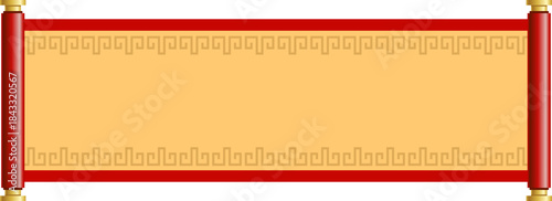 Chinese Scroll Banner