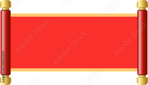 Chinese Scroll Banner