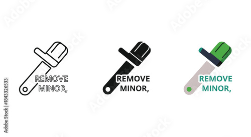 Remove minor imperfections with precision tool