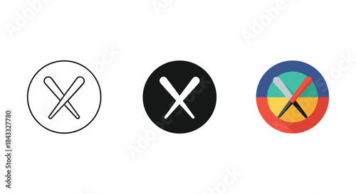 Set of three different x logo design elements Free Download Set of three different x logo design elements - GFXLoad