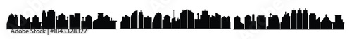 silhouette city skyline illustration 