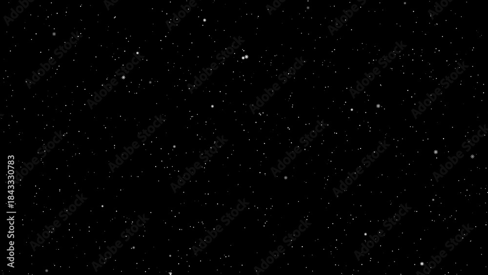 Fototapeta premium Christmas Snowy Background – Winter Holiday Snowfall Vector