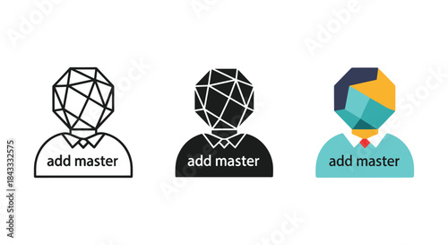 Add master user profile icons in different styles
