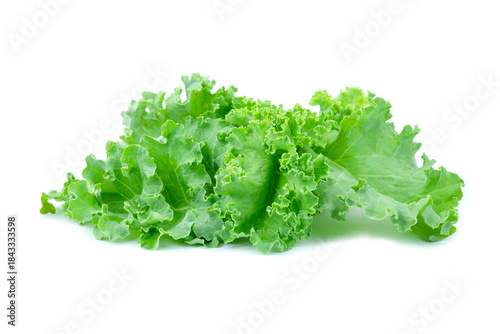 lettuce isolated on white background, Fresh green lettuce isolated on white background stack close up