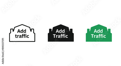 Add traffic icon set in different colors