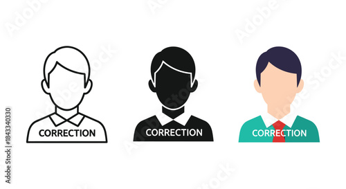 Correction team members illustrated