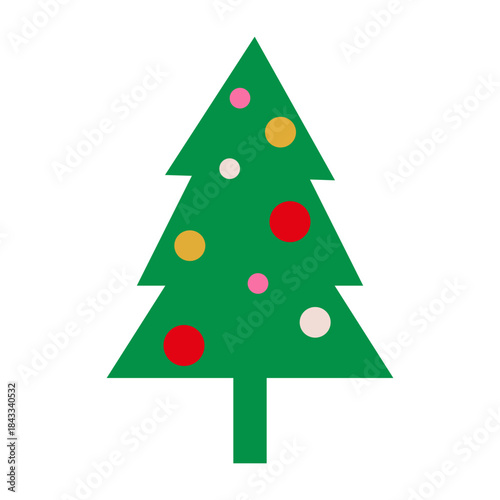 Vector multi color icons for X mas