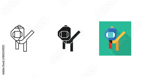 Logo design concept for modern brand identity