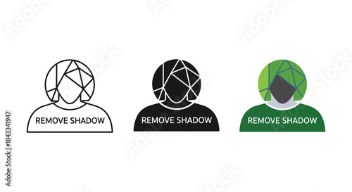 Remove shadow from image using photo editing software