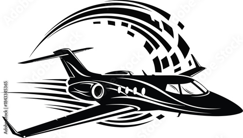 High Speed Train Motion Transportation Vector