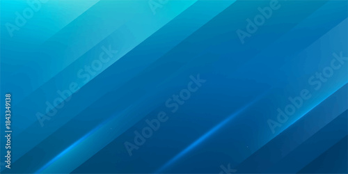 Blue abstract background with flowing wave lines and light gradient color vector illustration pattern design