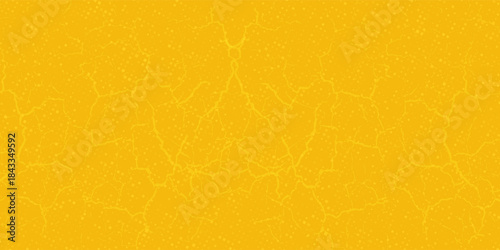 This image features a vibrant yellow abstract tech pattern background. The design consists of a network grid with varying shades of yellow and orange, creating a dynamic and energetic visual effect
