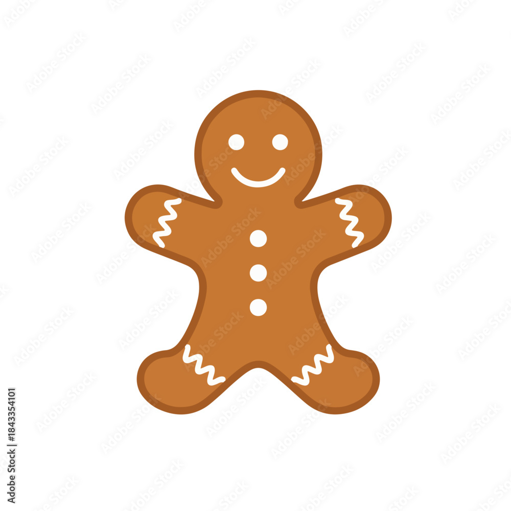 Obraz premium Gingerbread Man Icon