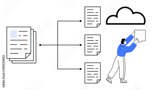 Cloud data management. Cloud storage solutions enable file organization and data sharing seamlessly. Cloud data management supports digitization, collaboration, and efficient workflows. Suitable