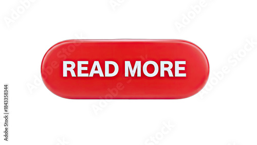 Red Read More Button on White Background