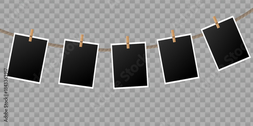 Realistic detailed photo icon design template.