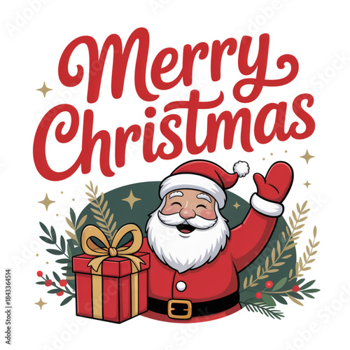 santa claus with gifts