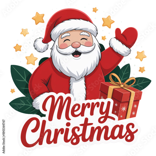 santa claus with gifts