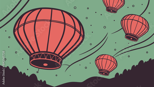 glowing-paper-lanterns--floating-in-the-dark--warm [Converted].eps