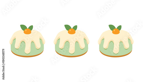 Illustration Indonesia traditional Cake