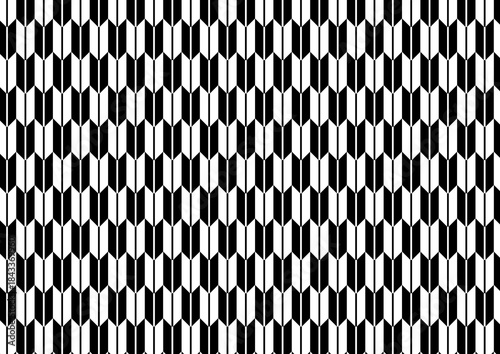 矢絣柄の背景素材　和柄　モノクロ